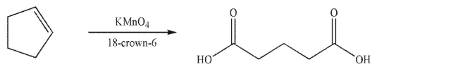 The reaction shown here is accelerated by using a crown ether called 18-crown-6.Explain why the crown ether has this effect on the reaction.  