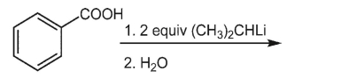 What is the product of the following reaction?  