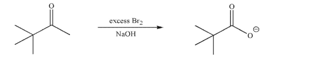 Draw a mechanism for the following transformation.Include all necessary lone pairs of electrons, curved arrows, and nonzero formal charges.  