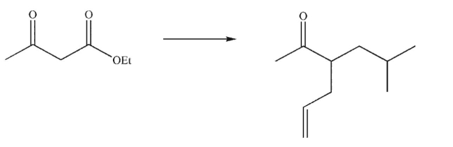 Devise a multistep synthesis for the following transformation.Show the reagents needed for each step and the product of each step.Do not draw any mechanisms.  