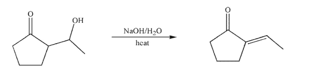 Draw a mechanism for the transformation shown here.Include any necessary lone pairs of electrons, curved arrows, and nonzero formal charges.  