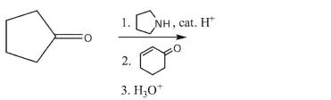 Draw the product from the following synthesis.  