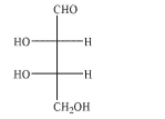 Either of two sugars could have been the starting material for a Ruff degradation to produce the monosaccharide shown here.Draw Fischer projections of these two sugars.  