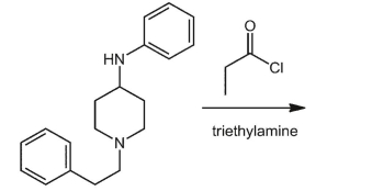 What is the product of the following reaction?  