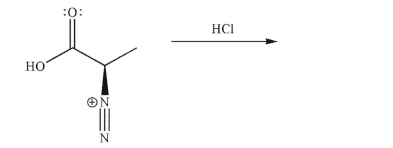 Predict the product and draw a mechanism for the reaction that occurs under the conditions shown.  
