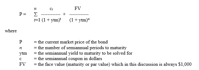 Correct bond calculations in the United States usually involve semiannual periods because bond interest is typically paid twice a year. What does this formula imply about the term structure of interest rates?How would real-world bond investors price bonds to correct for this?