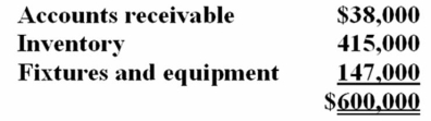On April 2, Reid Inc., a calendar year taxpayer, paid a $750,000 lump-sum price to purchase a business. The appraised FMVs of the balance sheet assets were:   Which of the following statements is false? A)  Reid must capitalize $150,000 of the cost as purchased goodwill. B)  Reid may amortize the $150,000 cost for both book and tax purposes. C)  Reid's amortization deduction for the current year is $7,500. D)  None of the above is false.