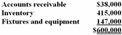 On April 2, Reid Inc., a calendar year taxpayer, paid a $750,000 lump-sum price to purchase a business. The appraised FMVs of the balance sheet assets were:   Which of the following statements is false? A) Reid must capitalize $150,000 of the cost as purchased goodwill. B) Reid may amortize the $150,000 cost for both book and tax purposes. C) Reid's amortization deduction for the current year is $7,500. D) None of the above is false.