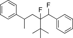 In sum,how many total hydrogen atoms are directly connected to the phenyl rings found in the molecule below?   A) 8 B) 9 C) 10 D) 11 E) 12