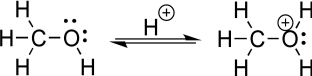 Using a chemical reaction to convert an alcohol to an oxonium species is a highly valued tool in every organic chemist's arsenal (see the figure below).Although this reaction was not covered in the current chapter,it will be discussed in due course.Reconsider your response to the preceding question.Can you identify the two different atoms of the oxonium species to which a negatively charged species might be most attracted? Explain.Hint: It is not the oxygen with the positive charge.  