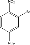 What is the IUPAC name for the following substituted benzene?   A) 1-Bromo-2,5-dinitrobenzene B) 3-Bromo-1,4-dinitrobenzene C) P-dinitro-2-bromo-benzene D) 2-Bromo-1,4-dinitrobenzene E) 1-Bromo-3,6-dinitrobenzene