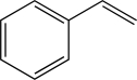 Styrene is an important industrial chemical in the generation of various plastics.Determine how many bonding molecular orbitals are created during the LCAO process to accommodate the π electrons in styrene.   A) Two B) Four C) Six D) Eight E) Ten