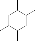 Clearly draw the following molecule with all of its substituents in axial positions.  
