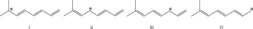 Which of the following resonance structures contributes most to the resonance hybrid?   A) I B) II C) III D) IV E) I and II equally contribute most to the hybrid