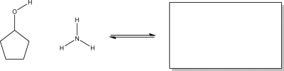 Give the most likely products of the following proton transfer reaction.Be sure to use the most basic compound as the base.Then draw in missing lone pairs and give the mechanism for this proton transfer reaction.  