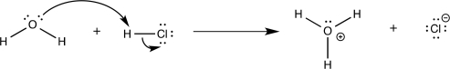 In the elementary reaction step shown below,identify the reactant that contributes the HOMO and the reactant that contributes the LUMO.  