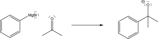 For the following reaction,label which reactant is the Lewis base,and supply the missing mechanism arrows.  