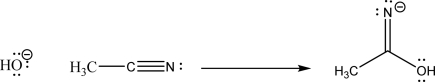 In the following reaction,identify all electron-rich and electron-poor sites in the starting materials,and supply the missing mechanism arrows required to form the given product.  