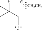 The following compounds can react via an E2 step.Draw this mechanism,give the expected products,and label which of the starting materials is the nucleophile and which is the electrophile.  