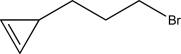 Which mechanism(s) can occur when the following alkyl halide is treated with CH<sub>3</sub>O<font face= symbol ><sup></sup></font>?   A) S<sub>N</sub>1 B) E1 C) S<sub>N</sub>2 D) E2 E) Both S<sub>N</sub>2<sub> </sub>and E2 are possible.