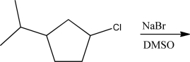 Which mechanism(s) would be favored under the following reaction conditions?   A) S<sub>N</sub>1 B) S<sub>N</sub>2 C) E1 D) E2 E) A mixture of S<sub>N</sub>1 and E1