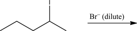 Which reaction mechanism(s)would be favored by the following conditions?  