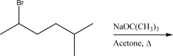 For the following set of reaction conditions,use the table below to identify which mechanism is favored by each factor,and determine which mechanism is favored overall.Also supply the major product.      