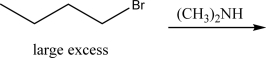Draw the product of the following reaction.  