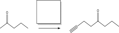 Show the reagent(s)needed to complete the following reaction.  