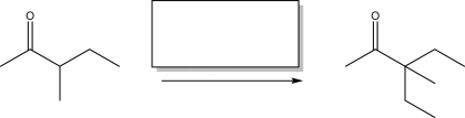 Show the reagent(s)needed to complete the following reaction.  