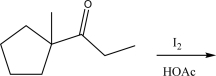 Draw the product of the following reaction.  