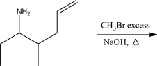 Give the product of the following reaction.  