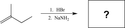 What would be the major product of the following reaction sequence?   A)    B)    C)    D)    E)   