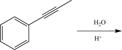 Draw the enol intermediate that would be formed in the reaction below.  