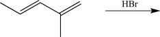 Draw the major 1,2-addition product and the major 1,4-addition product of the following reaction,and label each.  