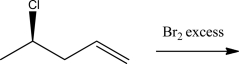 When the alkene below is treated with Br<sub>2</sub>,which is true about the stereochemistry of the product?   A) A pair of enantiomers will be produced. B) A single diastereomer will be produced. C) A mixture of diastereomers will be produced. D) A meso compound will be produced. E) The product will be achiral.