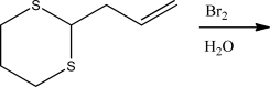 When the alkene below is treated with Br<sub>2</sub> and H<sub>2</sub>O,which is true about the stereochemistry of the product?   A) A single enantiomer will be produced. B) A racemic mixture will result. C) A mixture of diastereomers will be produced. D) A single diastereomer will be produced. E) A meso compound will be produced.