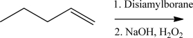 Which fundamental step does not occur in the mechanism for the reaction below?   A) Nucleophilic addition B) Nucleophile elimination C) Heterolysis D) Coordination E) Proton transfer