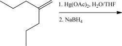 Draw the product of the following reaction.  