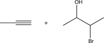 Choose the best precursors that could be used to synthesize the target molecule in the forward direction.   A)    B)    C)    D)    E)   