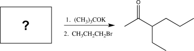 Determine the missing starting material for the following synthetic step.   A)    B)    C)    D)    E)   