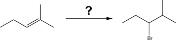 Choose the best reaction or sequence of reactions to carry out the following synthetic transformation.   A)    B)    C)    D)    E)   
