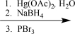 Choose the best reaction or sequence of reactions to carry out the following synthetic transformation.   A)    B)    C)    D)    E)   