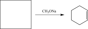 Fill in the missing starting material needed to complete the following synthetic step.  
