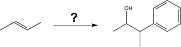 Propose a way to carry out the synthetic transformation shown below (may require more than one step).  