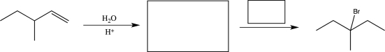 Fill in the missing reagents and intermediates in the synthetic sequence below.  