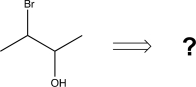 Design two different synthetic routes to produce the target compound shown.One route should start with epoxide and the other should start from a diene.  