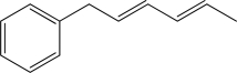 How many electrons are in the given molecule's largest conjugated π system?   A) Four B) Five C) Six D) Eight E) Ten