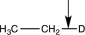 Which of the following bonds would have the lowest stretching vibrational frequency? A)    B)    C)    D)    E)   