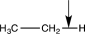 Which of the following bonds would have the lowest stretching vibrational frequency? A)    B)    C)    D)    E)   